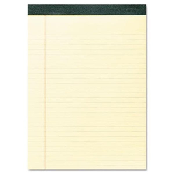 Coolcrafts Recycled Legal Pad- 8 1/2 x 11 3/4 Pad- 8 1/2 x 11 Sheets- 40 Sheets/Pad- Canary CO711598